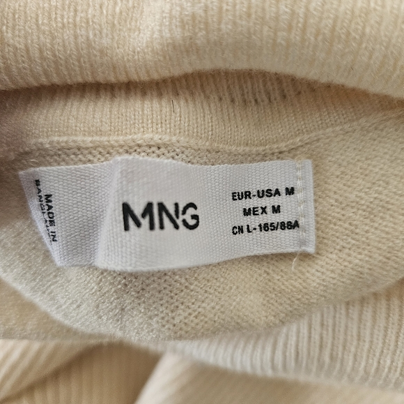 NWOT MANGO 2-piece Knitted Set-Cream-M - Picture 8 of 11